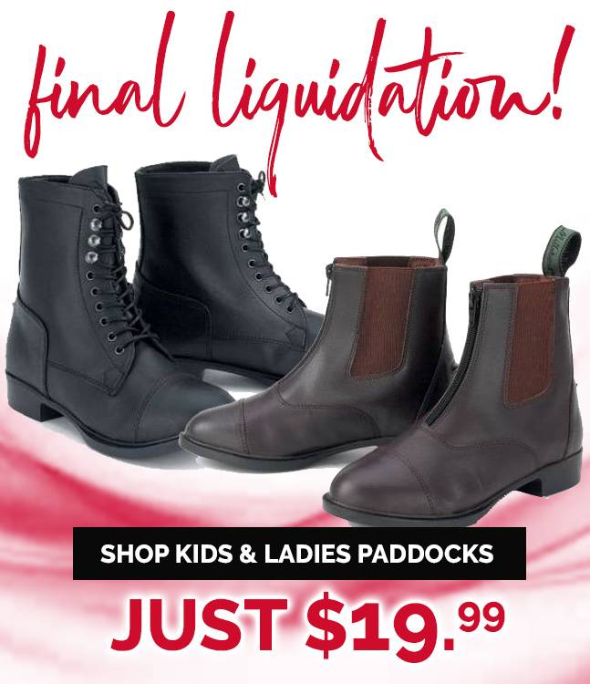 Final Liquidation! Paddocks Just $19.99