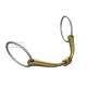 Neue Schule Trans Angled Lozenge Loose Ring Snaffle - 16mm