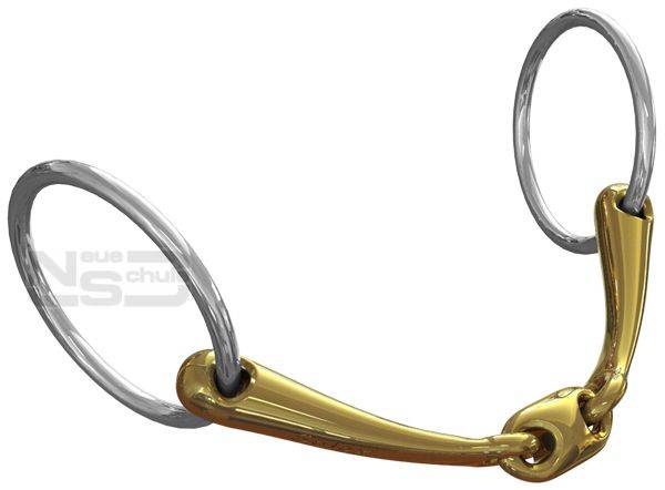 Neue Schule Tranz Angled Lozenge Loose Ring Bradoon - 14mm