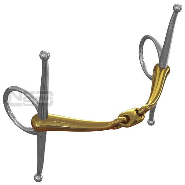 Neue Schule Tranz Angled Lozenge Full Cheek Snaffle - 16mm