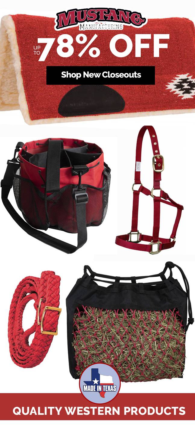 NEW! Mustang Brand Closeouts