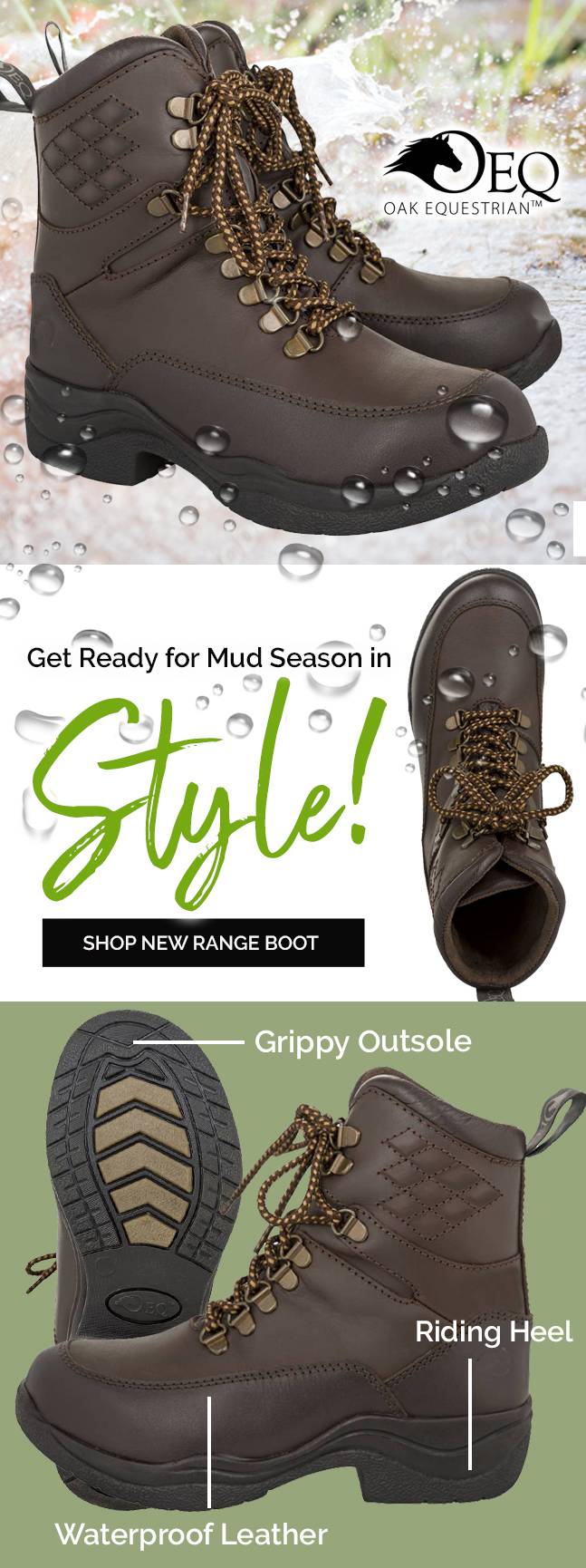 NEW! OEQ Range Waterproof Boot Just 89.99