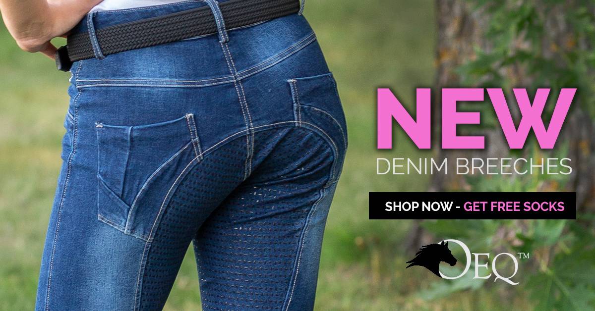 NEW OEQ Denim Full Seat Breech