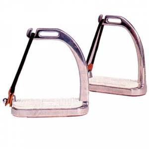 Coronet Peacock Stirrup Irons with Pads