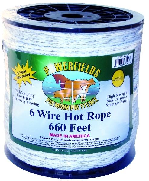 Powerfields Hot Rope Polywire
