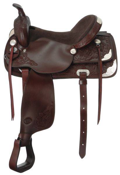 Royal King McKinney Trail Saddle with Silver