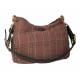 Perri's Premium Handbag with Padded Leather Crown Strap