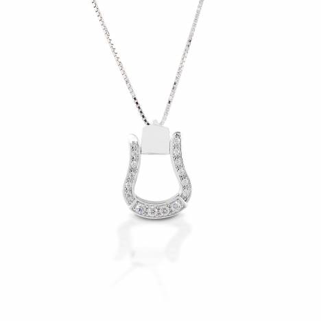 Kelly Herd Oxbow Necklace - Sterling Silver