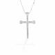 Kelly Herd Pave Horseshoe Nail Cross Necklace