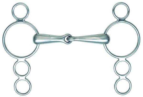 Shires 3 Ring Dutch Gag Bit
