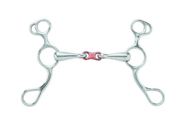 Shires French Link Sliding Gag
