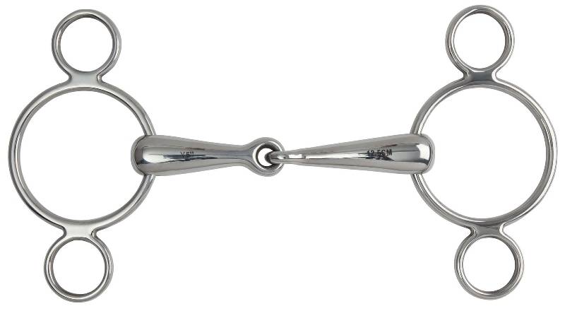 Shires Hollow Mouth Two Ring Gag
