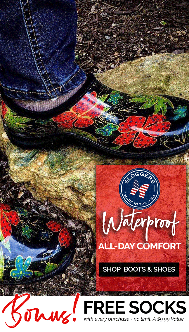 All-Day Comfort, Waterproof Sloggers - 3 Styles + FREE Gift