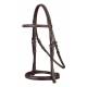 Stubben Fancy Stitch Anthracite Padded Snaffle Bridle