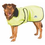 Weatherbeeta 420D Dog Windbreaker Fleece Lined with Belly Wrap - Yellow/Black - 28