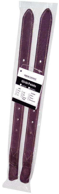 Bates Quick Change Girth Point Leathers - Sold in Pairs