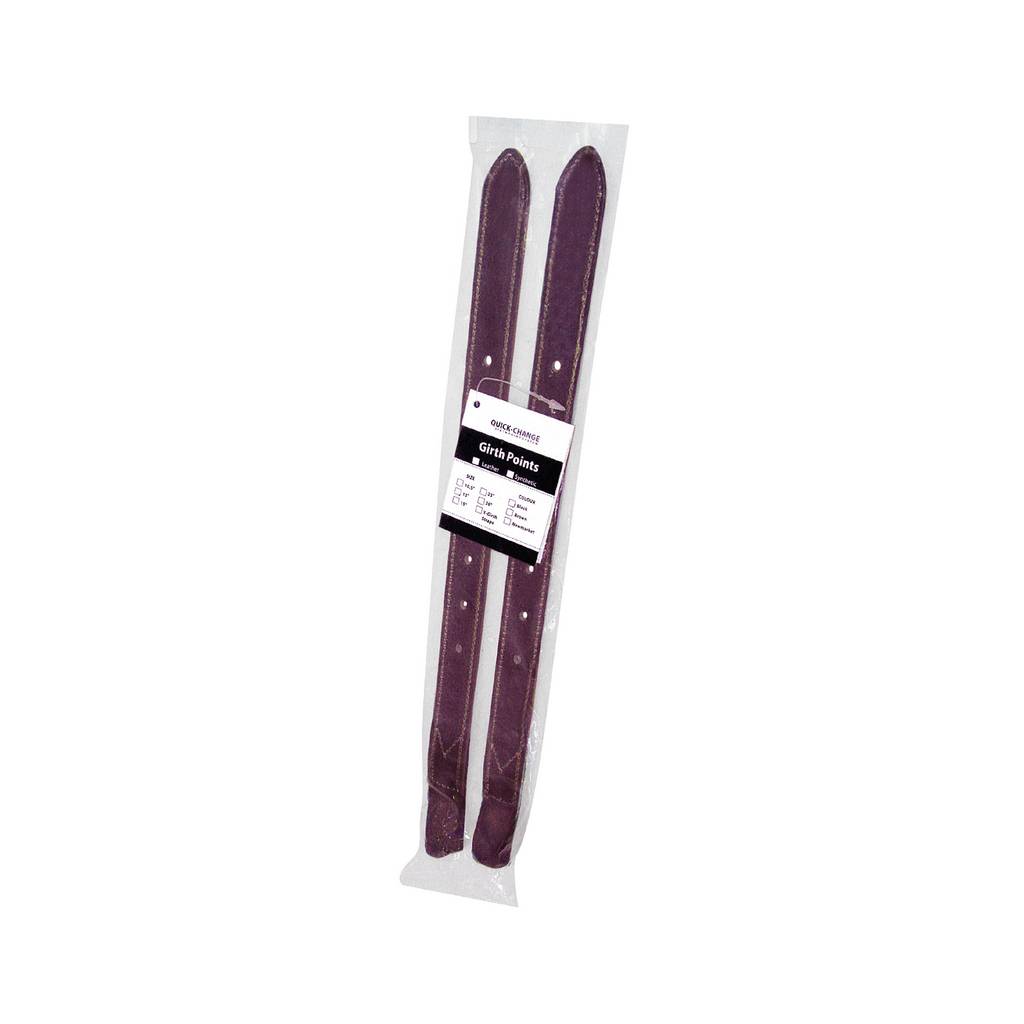 Bates Quick Change Girth Point Leathers - Sold in Pairs