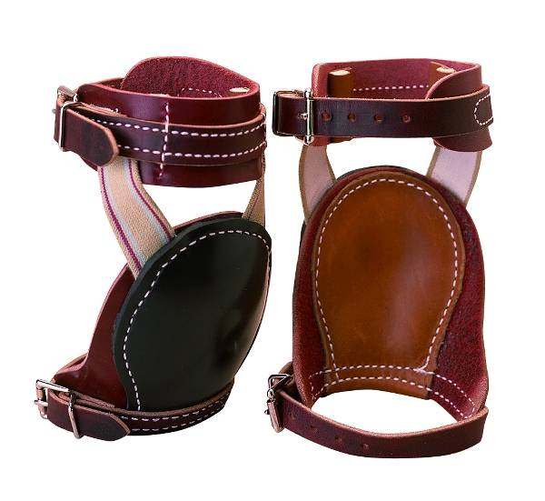 burgundy horse boots